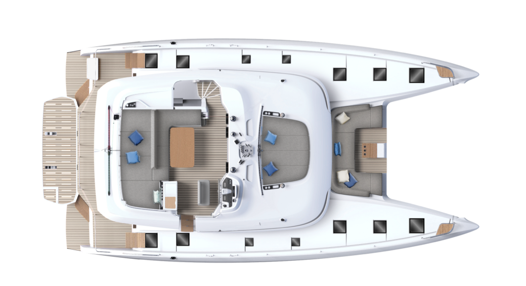 Lagoon 55 – Flybridge Option